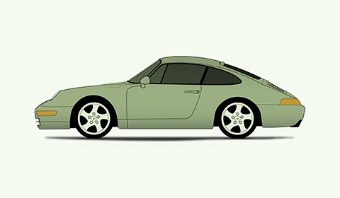 jeu de câbles d'allumage avec fiche marron Porsche 911 1969-2,7 avec anti  parasite marron