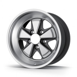 16x6 inch Fuchs Wheels  Anodized Silver